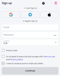 starzino registratie